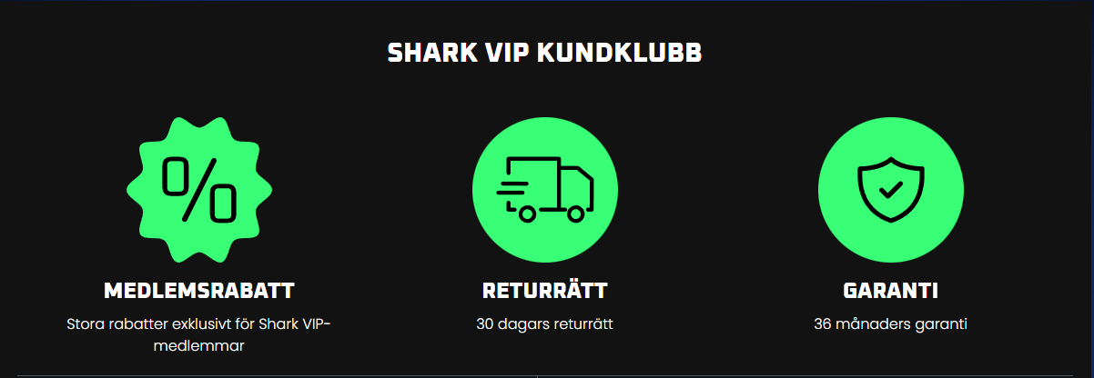 Shark VIP customer club – SharkGaming Systems
